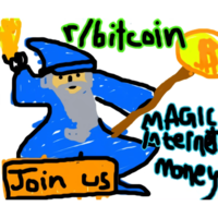 Bitcoin Wizard Mascot